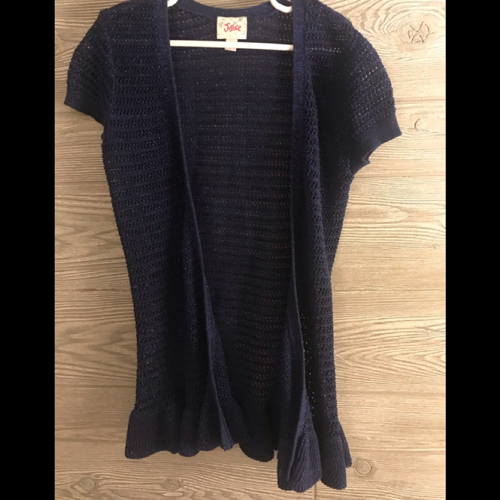 Justice Short Sleeve Cardigan
